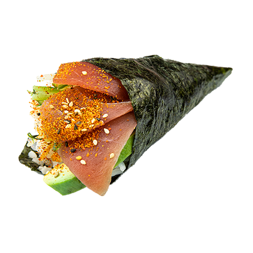 Spicy tonijn temaki