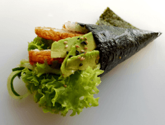 Tempura temaki