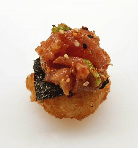 Crispy tuna nigiri