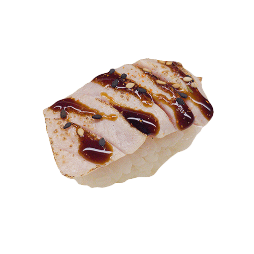 Flamed tonijn nigiri