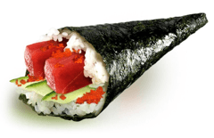 Spicy tuna temaki