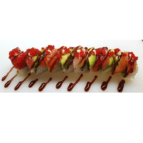 Rainbow roll, 9 stuks