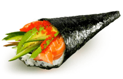 Sake temaki