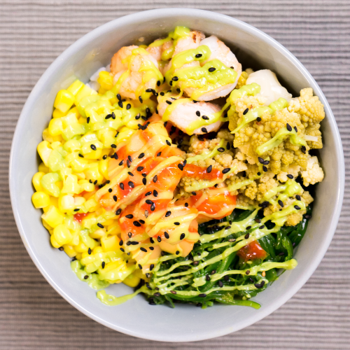 Rockstar shrimp bowl