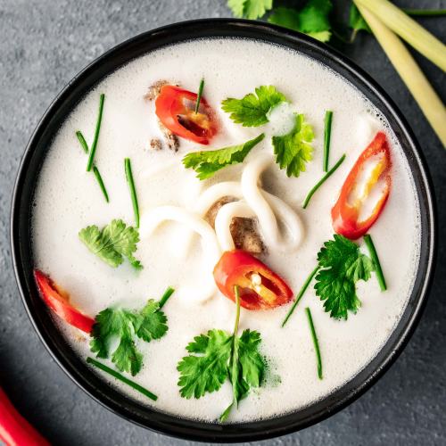Tom ka kai soup