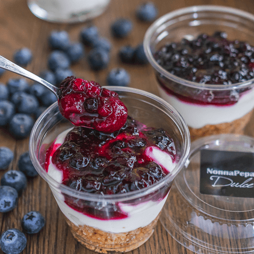 Cheesecake bessen