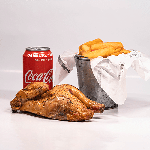 Half chicken menu
