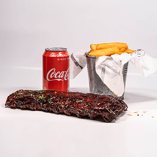 CRIB's hot and spicy ribs menu