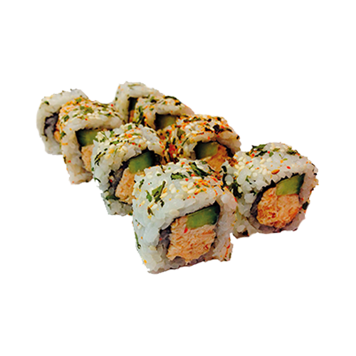 Sake salad roll 8 pieces