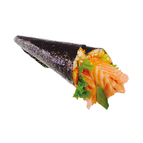 Sake handroll