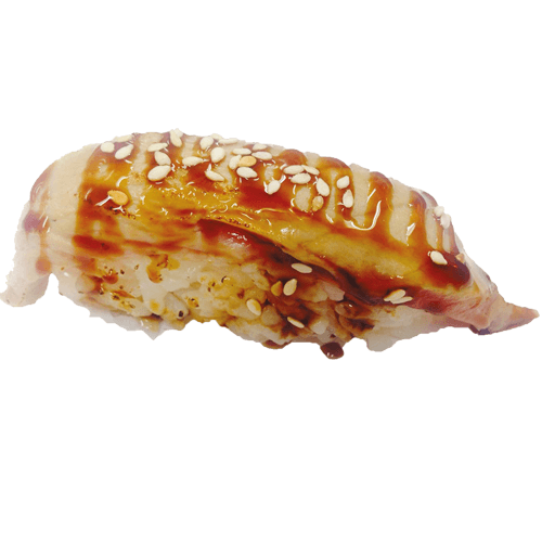 Flamed tuna nigiri