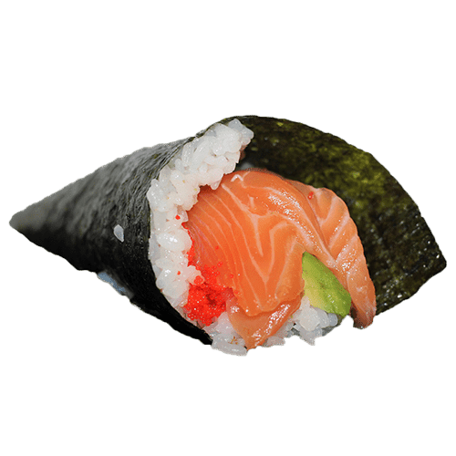 Spicy zalm handroll