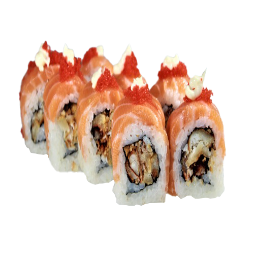 Spider salmon roll