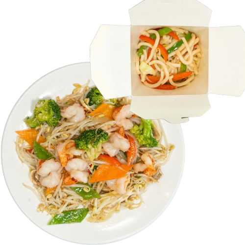 Wok garnalen