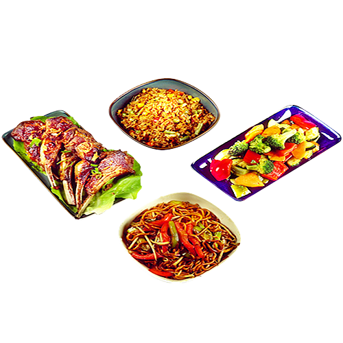 Lamsrack teppanyaki menu