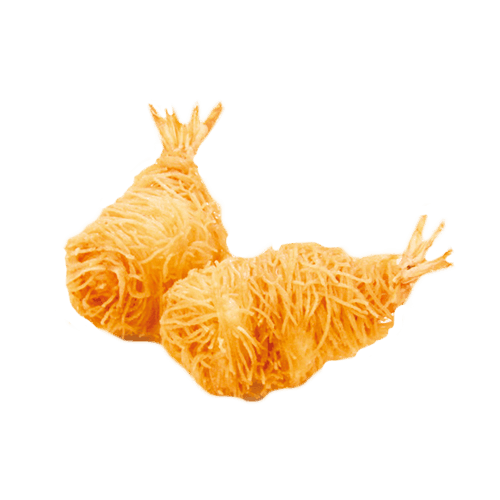 Potato with shrimp