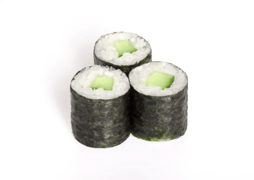 Mini cucumber maki, 3 pieces