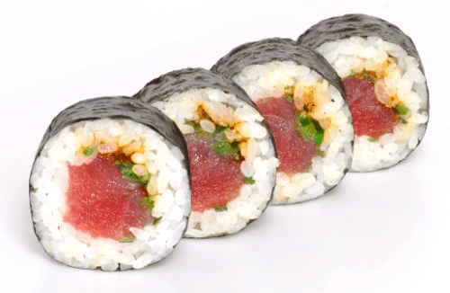 Medium spicy tuna maki, 4 pieces