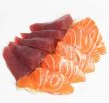 Small sashimi tonijn en zalm
