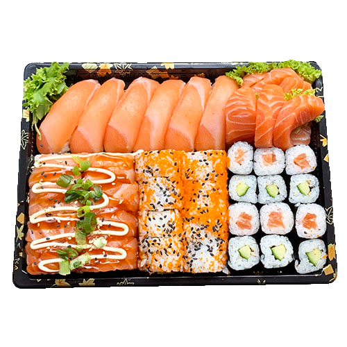 Salmon lovers box - 40 pieces