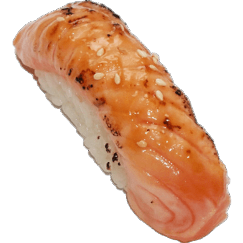 Aburi sake nigiri