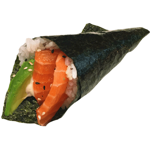 Sake handroll