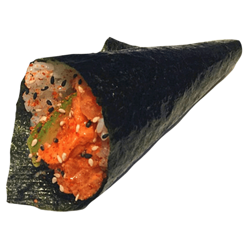 Spicy sake handroll