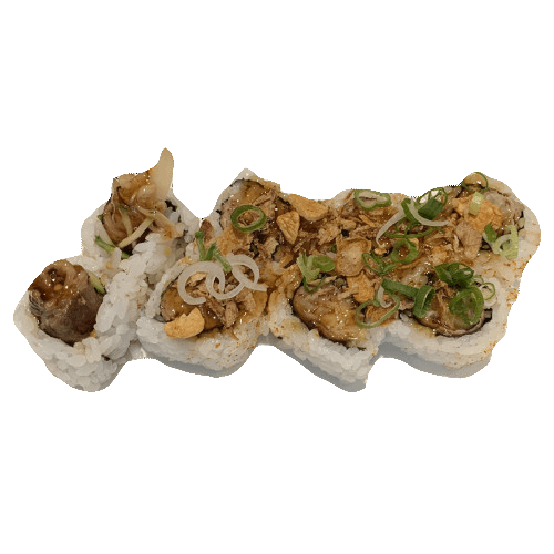 Four pieces of usuyaki inside-out