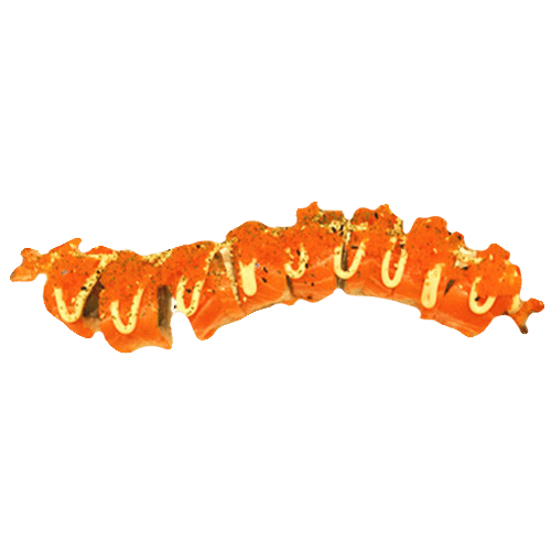 Four pieces of special ebi furai inside-out