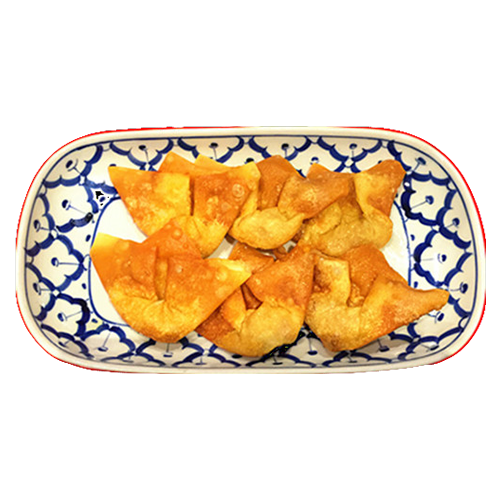 Six fried wonton