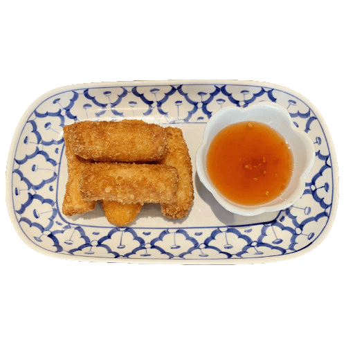 Five shrimp spring rolls