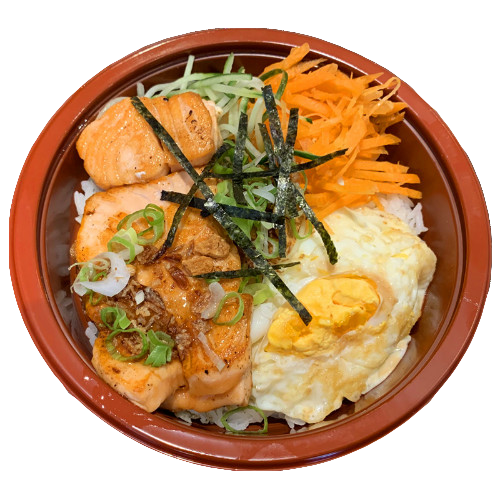 Rice teriyaki salmon
