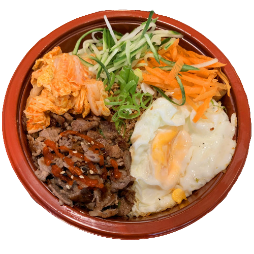 Rice kimchi beef