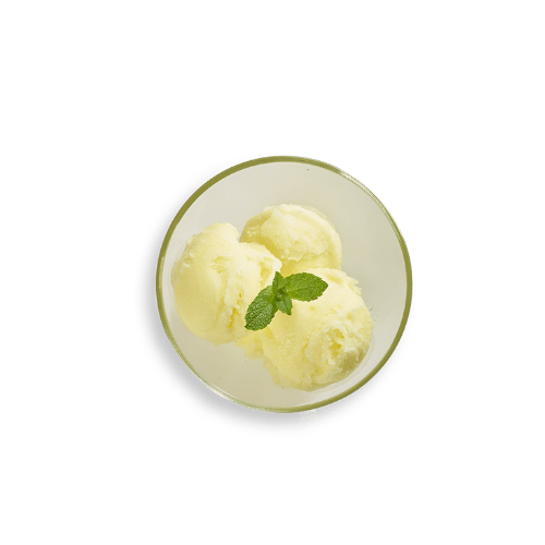 Lemongrass and lime sorbet