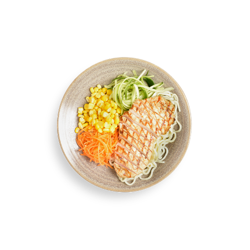 Mini grilled noodles chicken