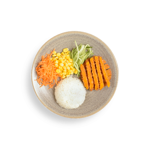 Mini yasai katsu curry