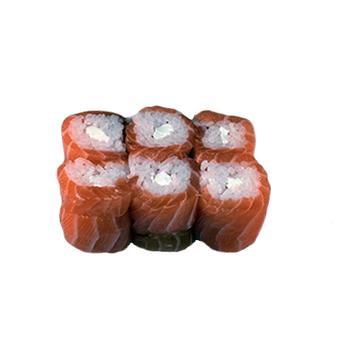 Cheese salmon maki