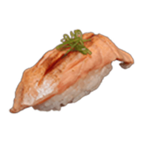Torched nigiri sake