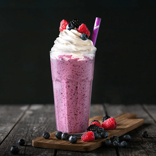 Bosvruchten milkshake