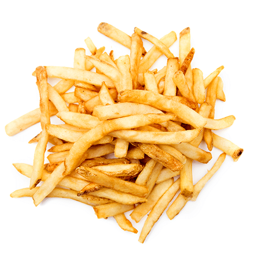 Skin-on potato fries