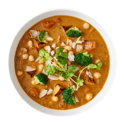 Thai chickpea & butternut curry bowl