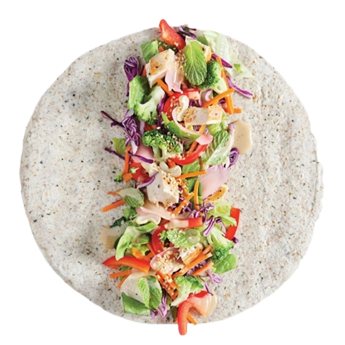 Vegan Thai crunch wrap