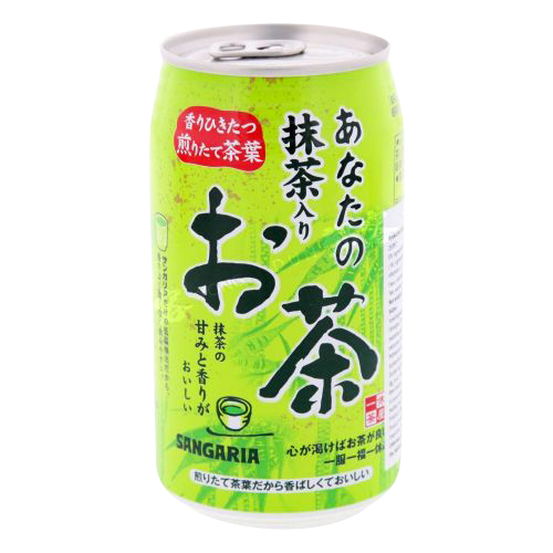Ryokucha green tea in can