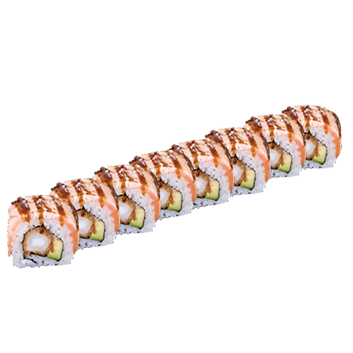Orange dragon roll