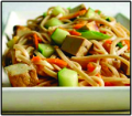 Gebakken udon chicken