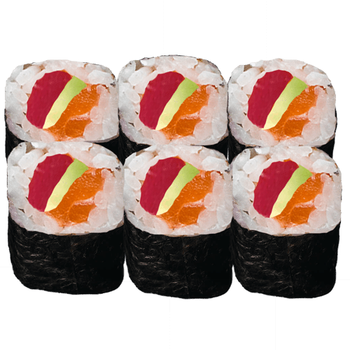 Kleine regenbogen maki