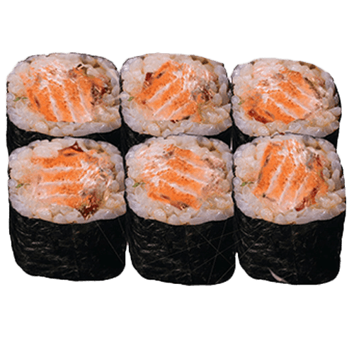 Fried sake maki
