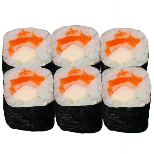 Cream cheese sake maki
