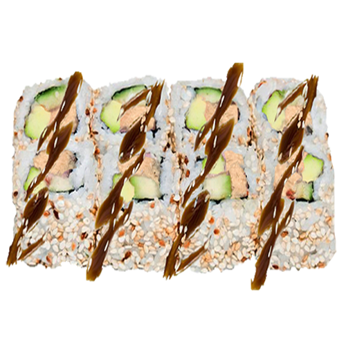 Fried sake inside-out