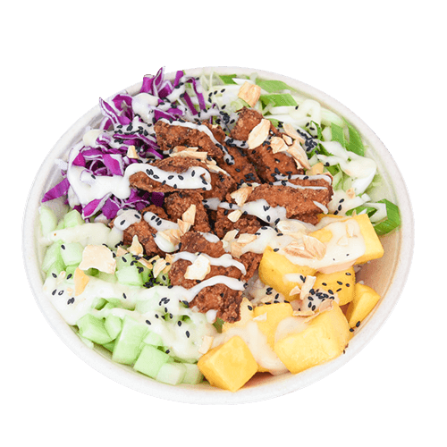 Crispy chicken bowl